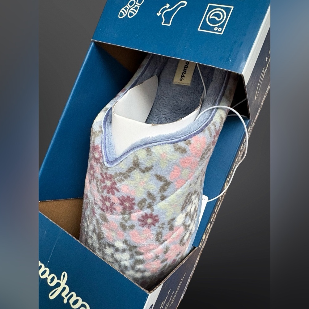 Dearfoams Floral Women's Slipper Size XL 11-12